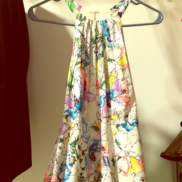 Express Floral Sun Dress - Picture 3 of 3